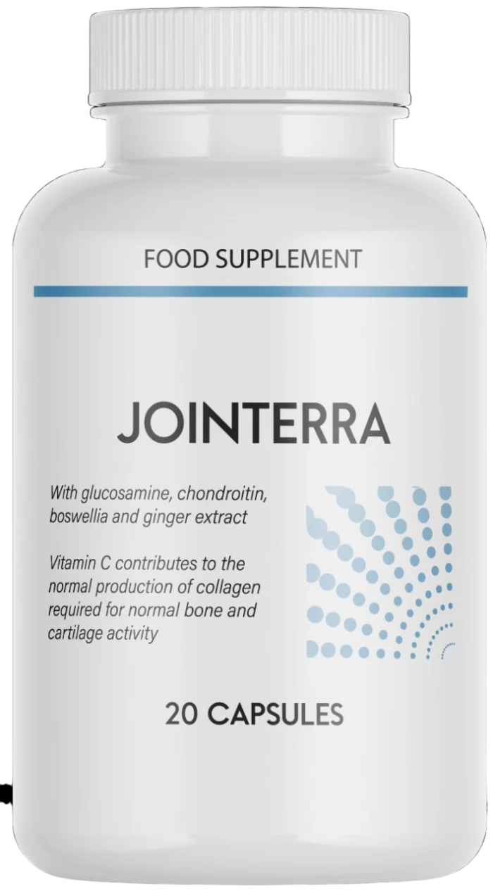 Eticheta Jointerra cu lista ingredientelor
